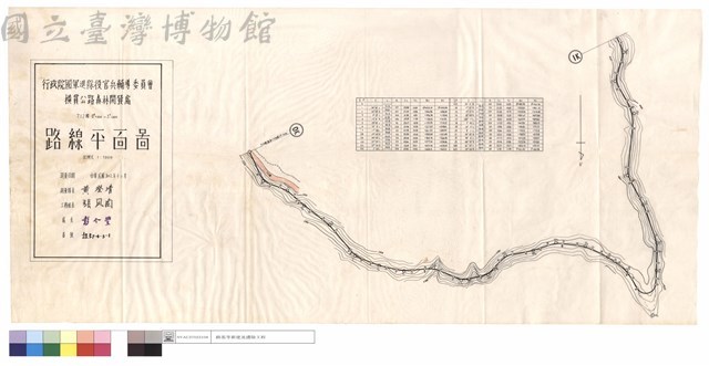 712線0K+000~3K+000路線平面圖藏品圖，第1張