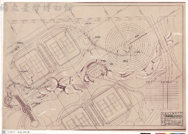 下游步道標樁位置,高低平面圖藏品圖，第1張