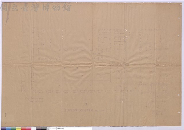 日本勸業銀行台北支店平面圖藏品圖，第1張