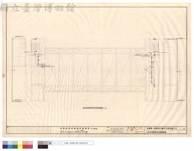 屋頂層電燈插座設備配線圖藏品圖，第1張