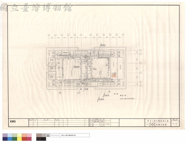 15F消防栓自動撒水鹵化烷設備平面圖藏品圖，第1張
