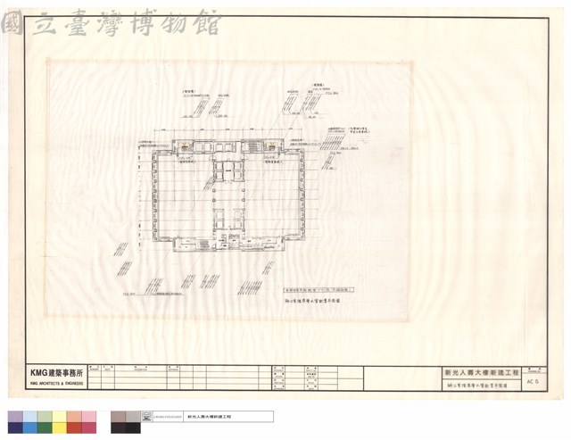 辦公室標準層水管配置平面圖藏品圖，第1張