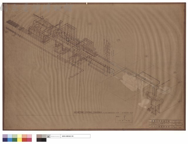 ISOMETRIC PIPING DIAGRAM IN MACHINE ROOM藏品圖，第1張