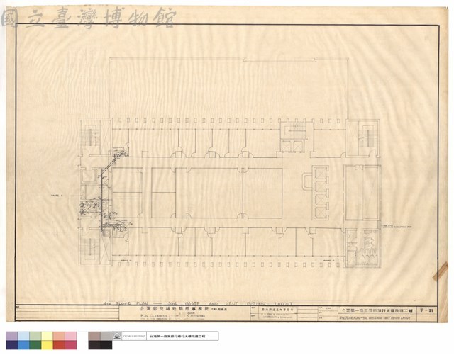 4TH. FLOOR PLAN-SOIL WASTE AND VENT PIPING LAYOUT藏品圖，第1張