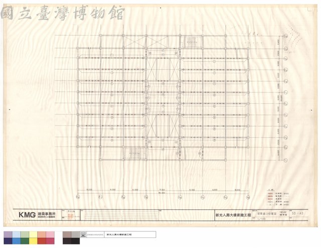 梁貫通口位置圖18F~49F標準階藏品圖，第1張