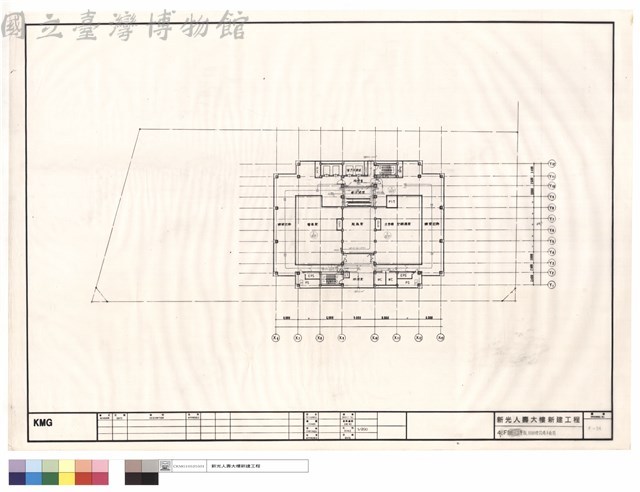 46F自動火災警報,防排煙設備平面圖藏品圖，第1張