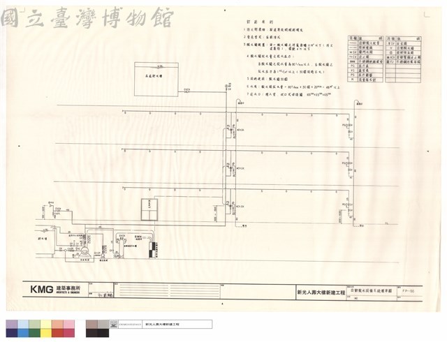 自動撒水設備系統標準圖藏品圖，第1張