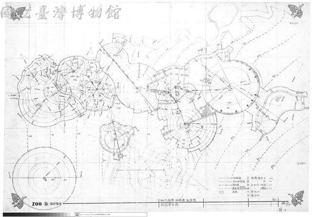 坳穴高程伸縮縫配管圖、剖面索引圖藏品圖，第1張