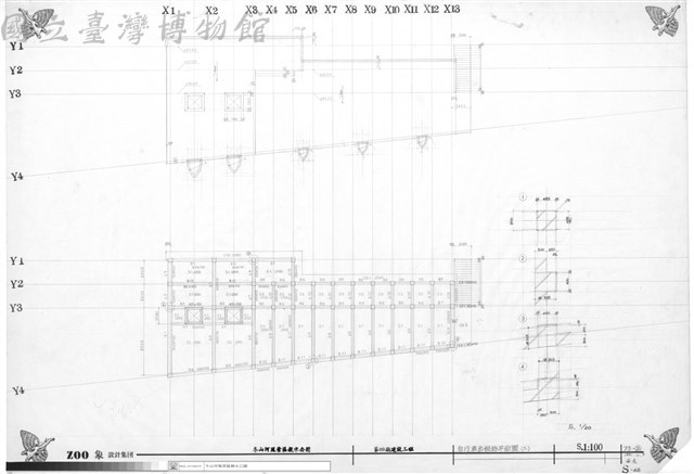 自行車出租站平面圖(二)藏品圖，第1張