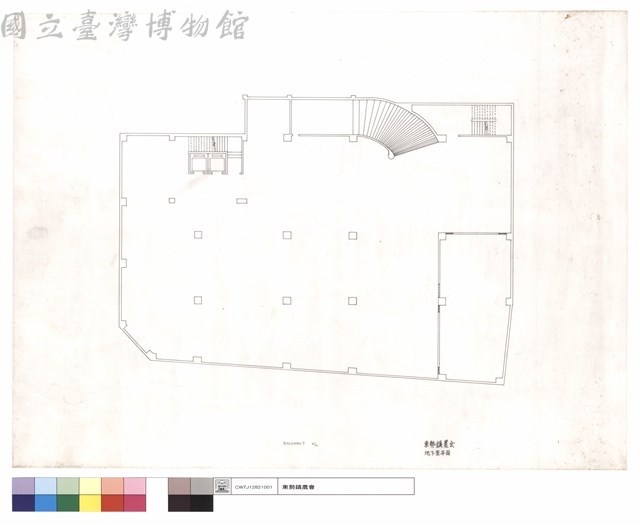 地下室平面藏品圖，第1張