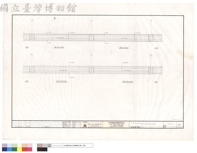 小梁配筋詳圖1B2.B7藏品圖，第1張
