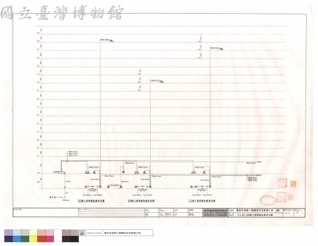C1,D1,D2棟三相幹線系統昇位圖藏品圖，第1張