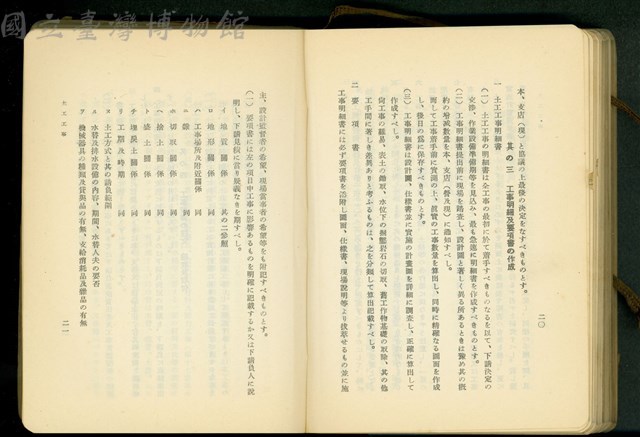 第二十一章土工工事(P20-21)藏品圖，第1張