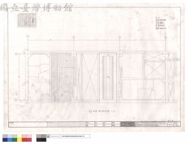 一層電梯廳天花板反射詳圖(宿舍棟)藏品圖，第1張