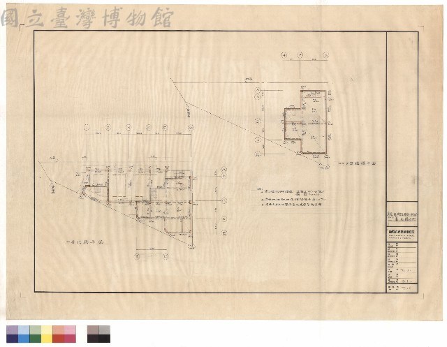 地下室、壹層結構平面藏品圖，第1張