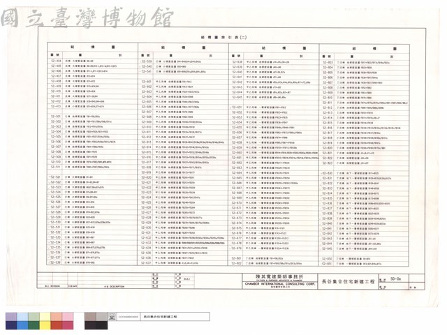 結構圖索引表(二)藏品圖，第1張