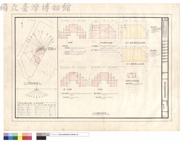 日照陰影檢討、各層面積計算藏品圖，第1張