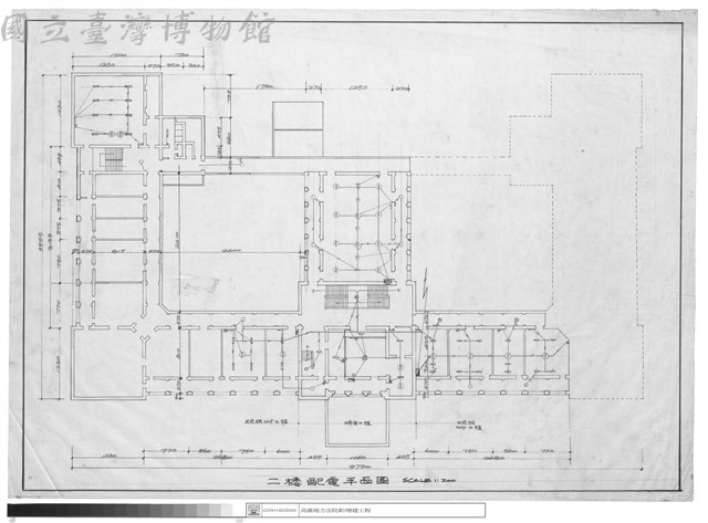 一樓配電平面圖藏品圖，第1張