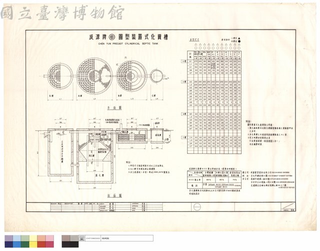 圓型裝置式化糞槽藏品圖，第1張