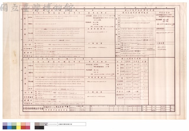 變更設計面積計算表藏品圖，第1張