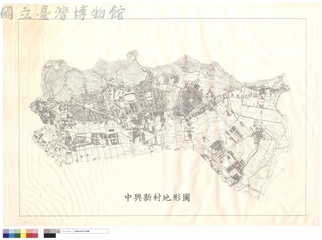 中興新村地形圖藏品圖，第1張