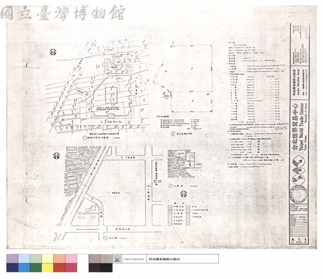 重劃前地籍圖,位置圖,現況圖,基地面積計算,圖例,法規檢討藏品圖，第1張