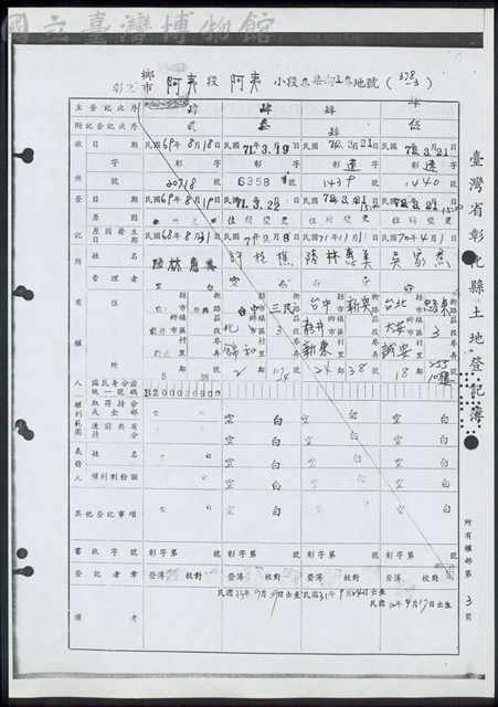 所有權部第3頁藏品圖，第1張