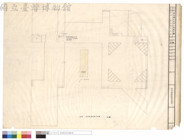 屋頂火警設備平面圖藏品圖，第1張