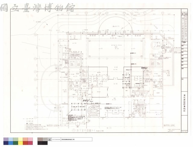 地下室設備配置圖(地雷針)藏品圖，第1張