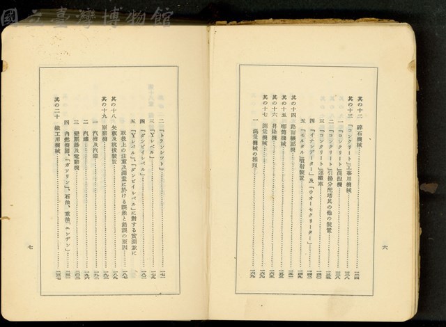 現場從業員指針第二輯細目次六/七藏品圖，第1張