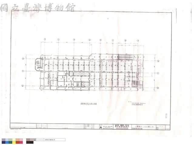貳層鋼梁開孔位置示意圖藏品圖，第1張