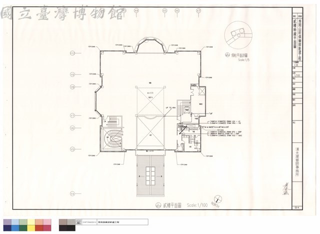 貳樓幹線設備平面圖藏品圖，第1張