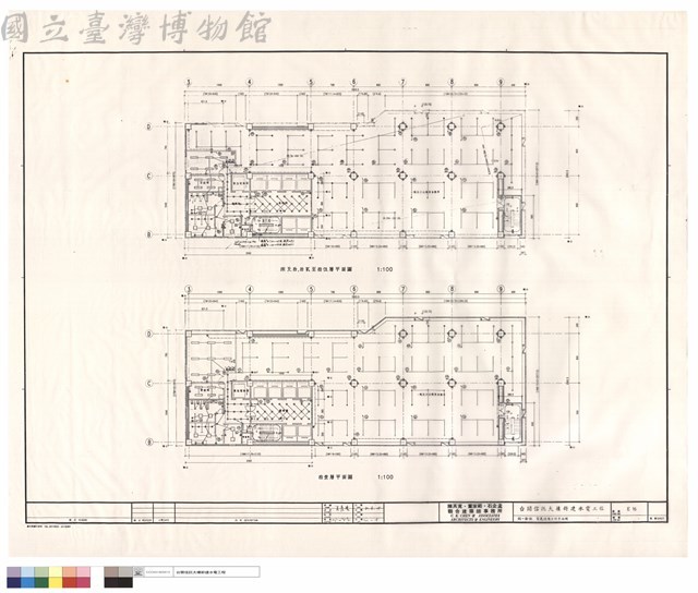 捌~拾伍層電氣設備工程平面圖藏品圖，第1張