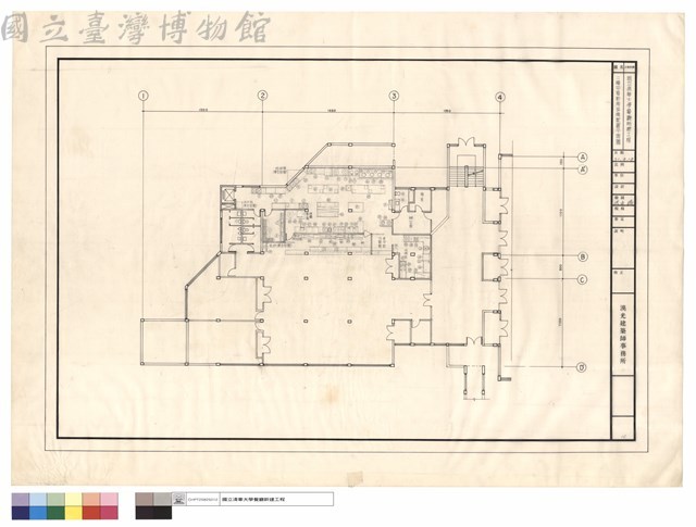 二樓中餐廚房設備配置平面圖藏品圖，第1張