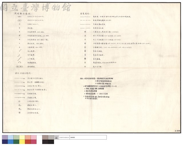 照明動力圖例 給水，污排水圖例 弱電圖例藏品圖，第1張