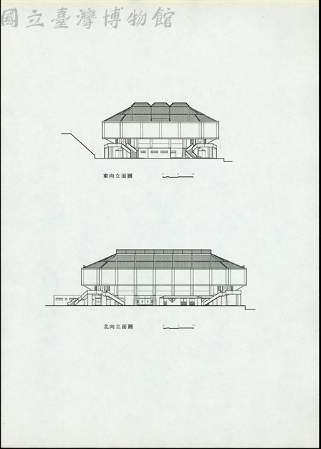 東向立面圖、北向立面圖藏品圖，第1張