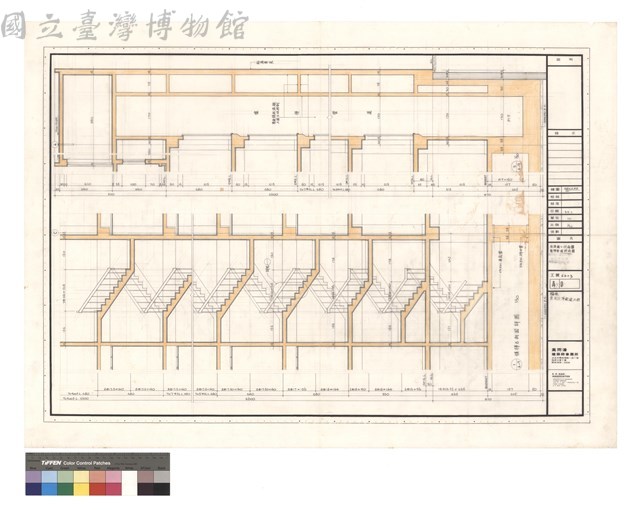 樓梯間B剖面圖 電梯管道剖面圖藏品圖，第1張