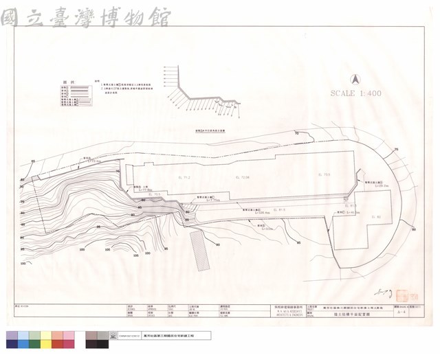 擋土結構平面配置圖藏品圖，第1張