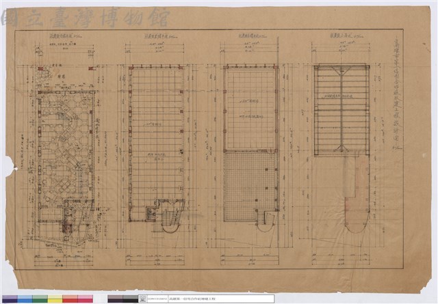 改建後壹~參樓平面、改建後小屋伏藏品圖，第1張