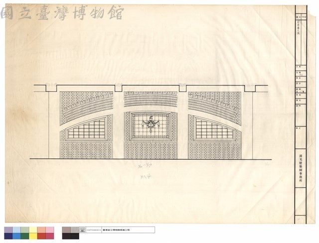 閣樓牆大樣藏品圖，第1張