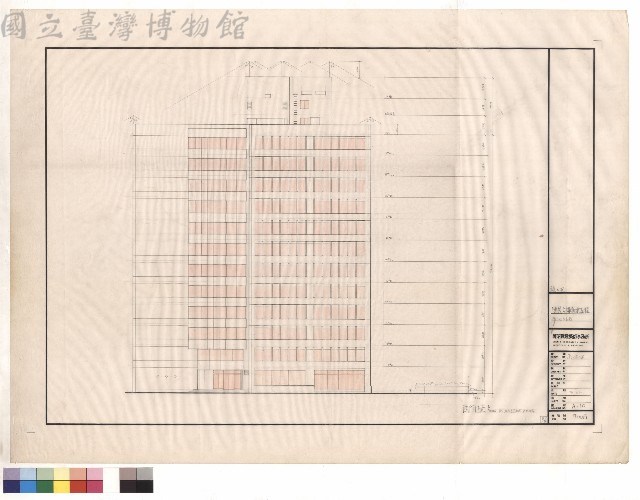 西(北)向立面藏品圖，第1張