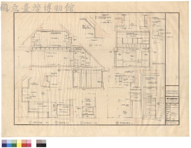 2F、3F夾層剖立面及大樣藏品圖，第1張