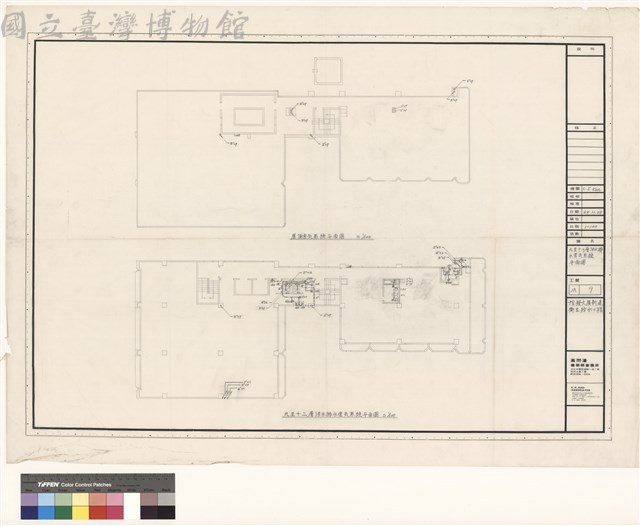 九至十二層污水排水透氣系統平面圖藏品圖，第1張
