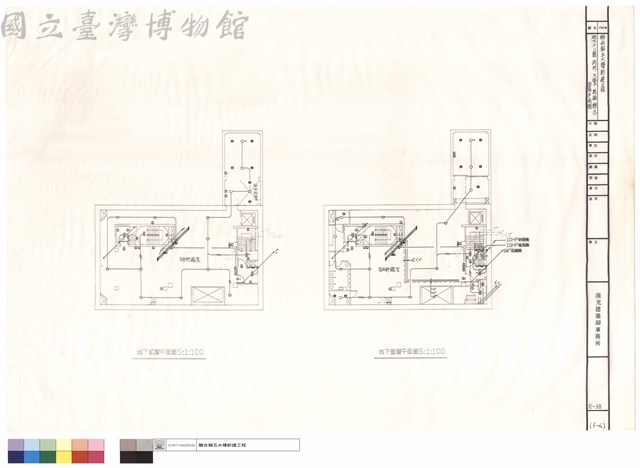 地下二、一層、消防、火警、廣播、標示設備平面圖藏品圖，第1張