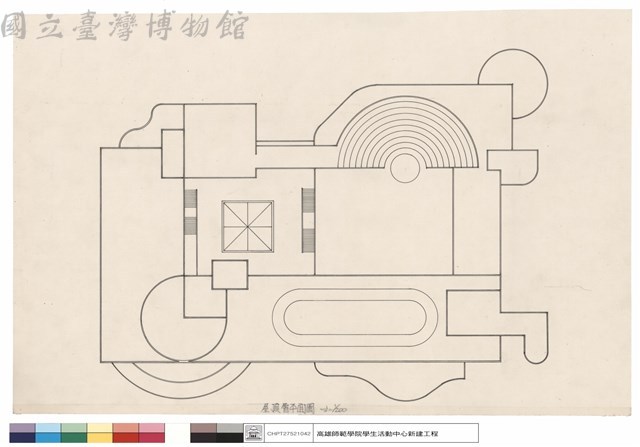 屋頂層平面圖藏品圖，第1張