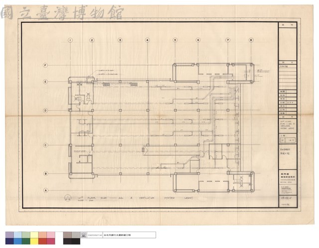 10TH FLOOR PLAN-A/C & VENTILATOR SYSTEM LAYOUT藏品圖，第1張