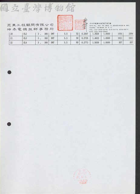 (故障電流計算與檢討第二頁)藏品圖，第1張