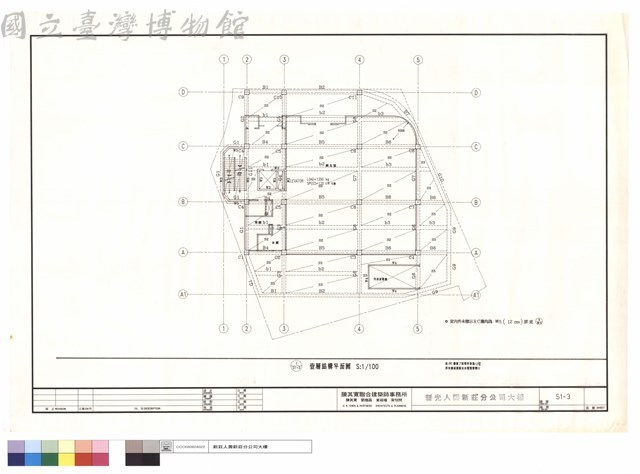 壹層結構平面圖藏品圖，第1張