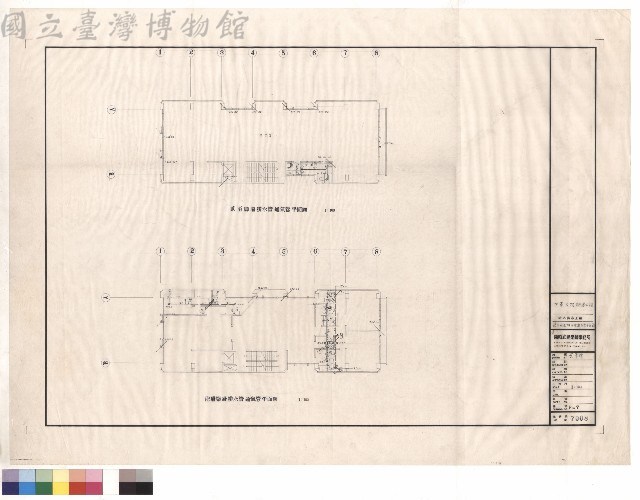 給水排水工程/貳至肆層陸層柒層排水管通氣管平面圖藏品圖，第1張