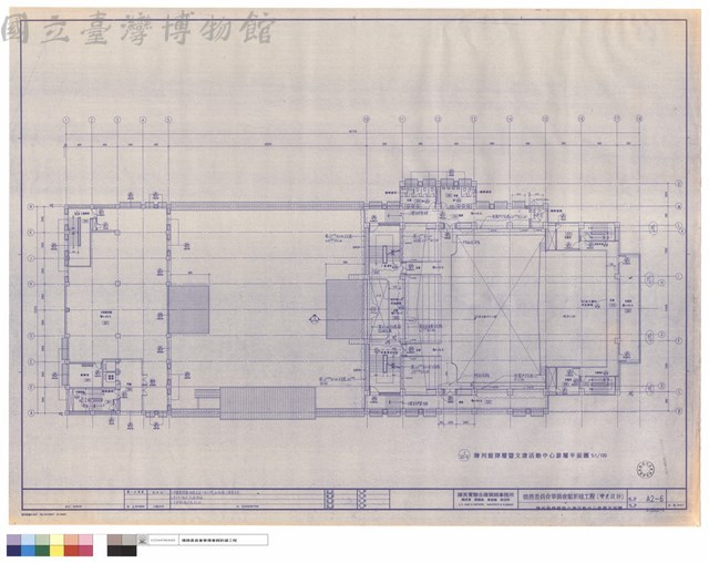 陳列館肆層暨文康活動中心參層平面圖藏品圖，第1張